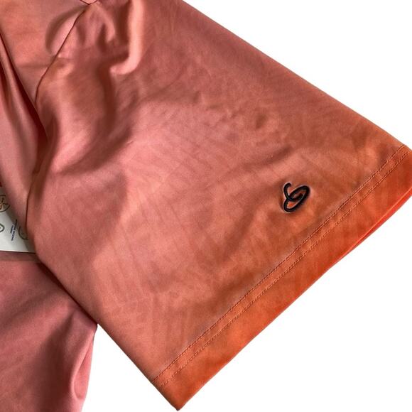 Collo Apparel Santa Rosa Orange Short Sleeve Men’s Golf Polo Size 2X UPF 50 New - Picture 4 of 11
